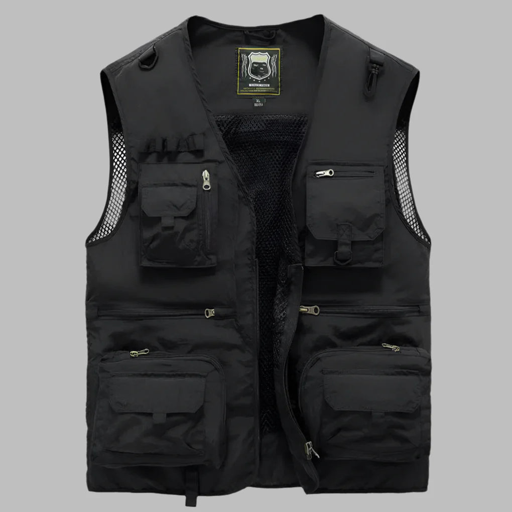 Men's Summer Vest | Multi-Pocket & Lightweight Outdoor Utility