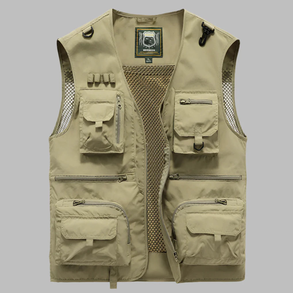 Men's Summer Vest | Multi-Pocket & Lightweight Outdoor Utility