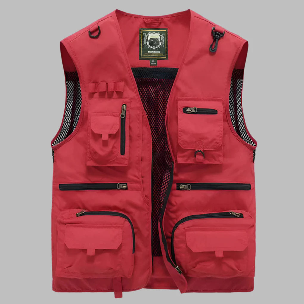 Men's Summer Vest | Multi-Pocket & Lightweight Outdoor Utility
