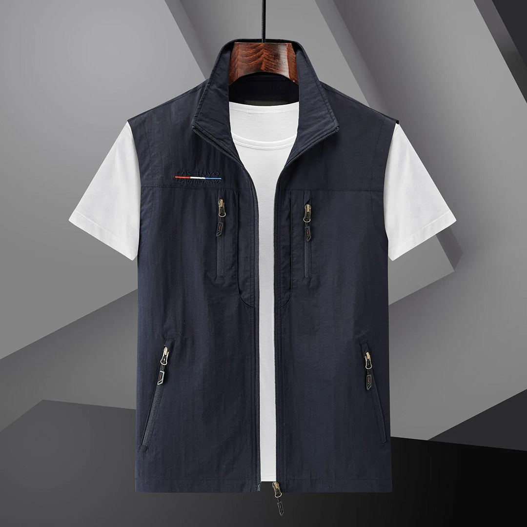 Men's Summer Vest | Multi-Pocket & Lightweight Outdoor