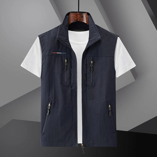 Men's Summer Vest | Multi-Pocket & Lightweight Outdoor