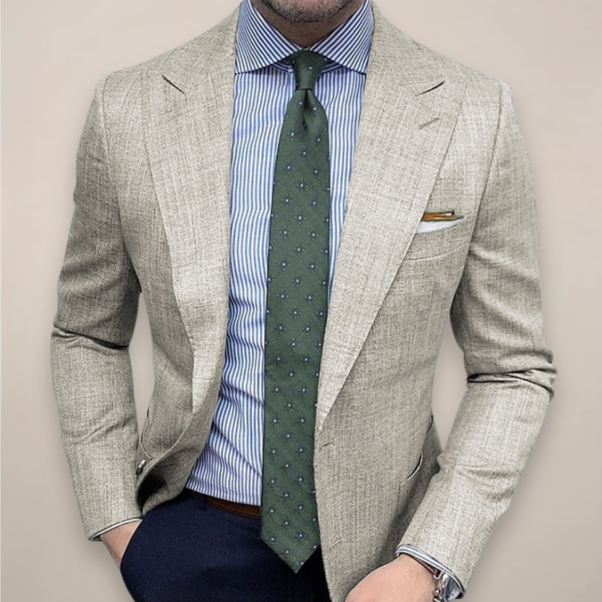 Men’s Smart Blazer – Ideal Jacket for Work & Dinner