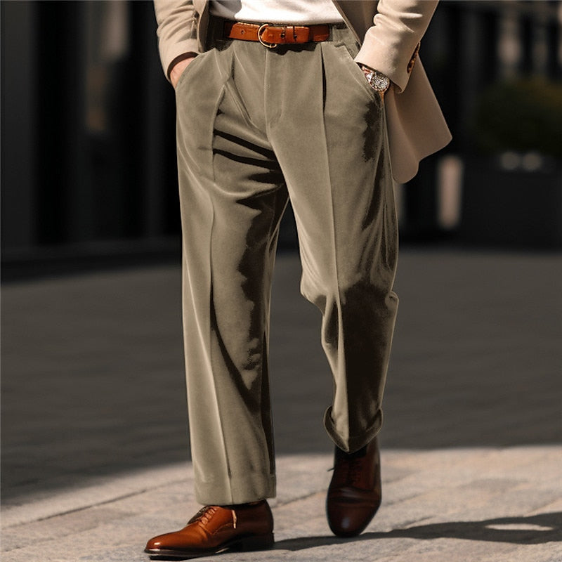 Men's Tailored Trousers | Straight-Leg & All-Day Comfort