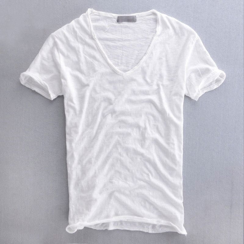 Men's Top | Slim Fit V-Neck Design