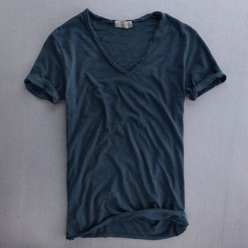 Men's Top | Slim Fit V-Neck Design