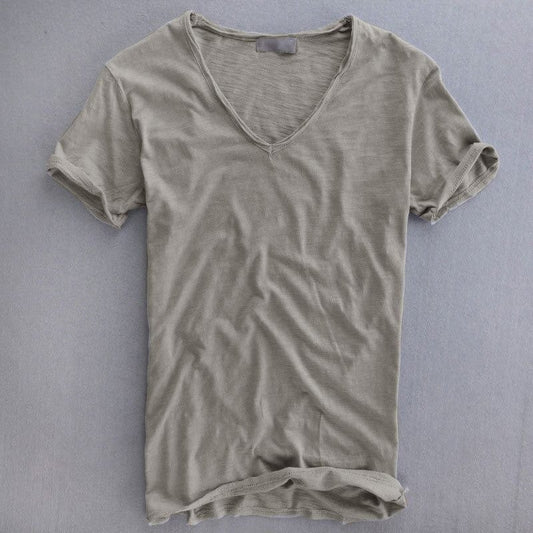 Men's Top | Slim Fit V-Neck Design