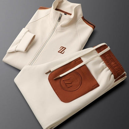 Men's Tracksuit | Stripe Detail Zip Front