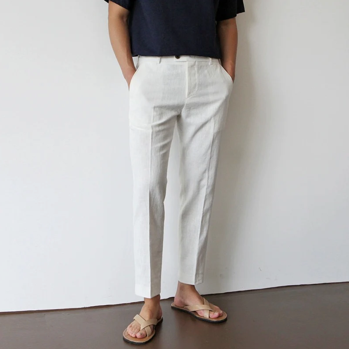 Men's Trousers | Tailored Fit & Breathable Summer Style