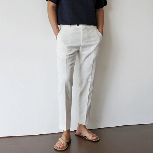Men's Trousers | Tailored Fit & Breathable Summer Style
