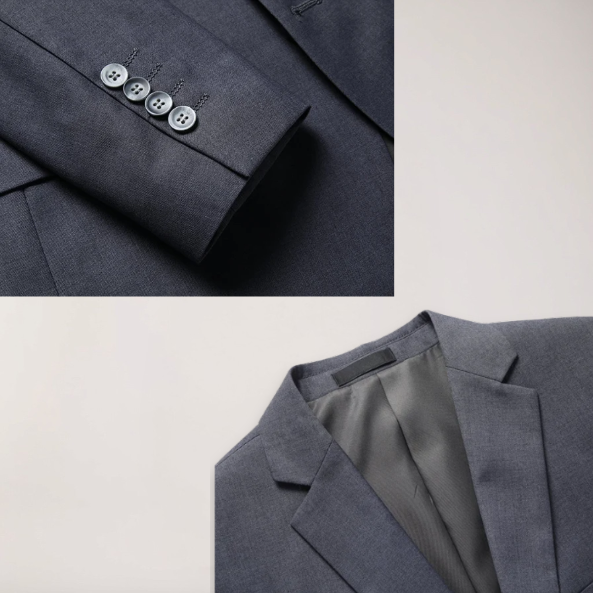 Men’s Two-Piece Formal Suit – Blazer and Trouser Ensemble