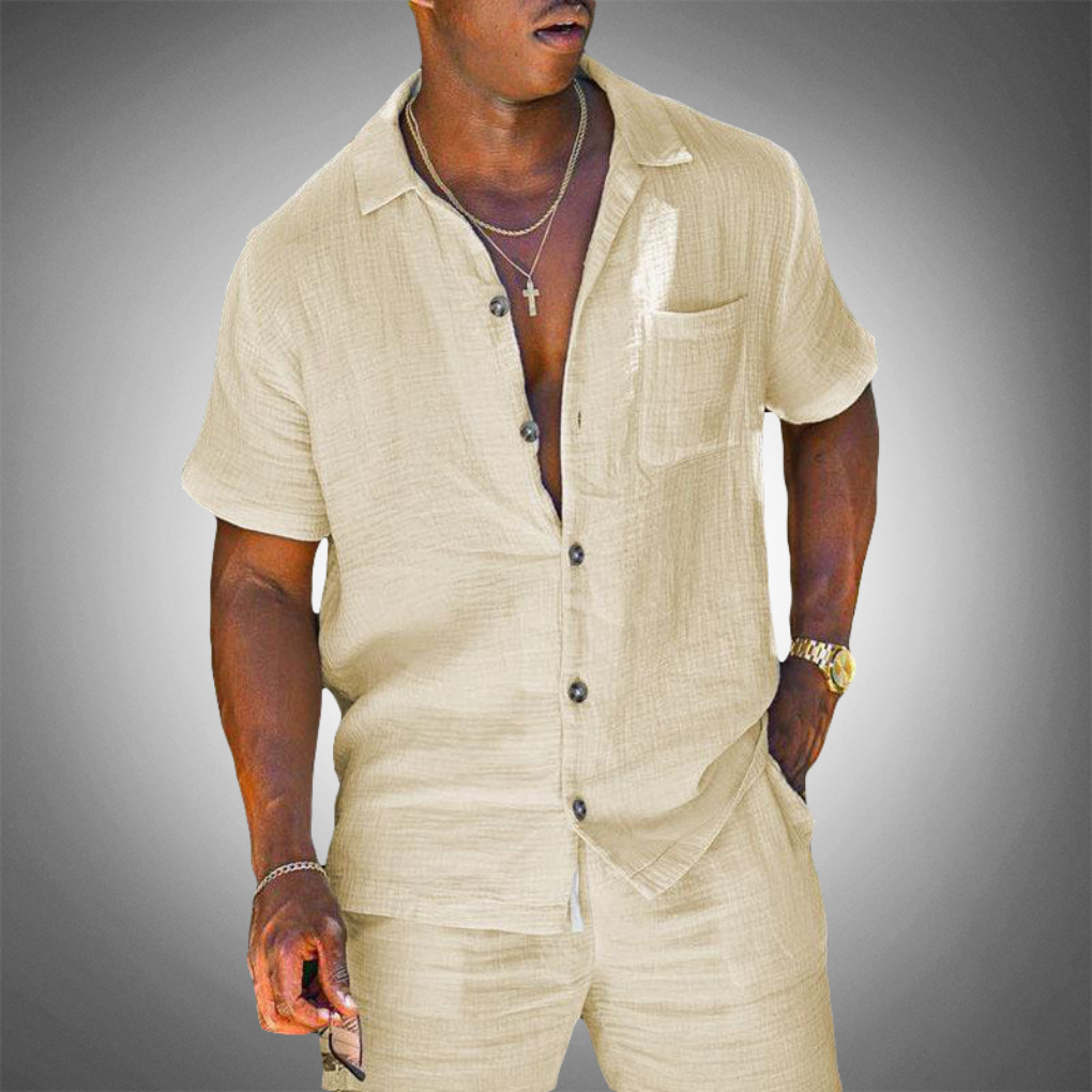 Men's Two Piece Summer Set | Lightweight & Coordinated Style