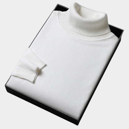Men’s Vibrant Knit Turtleneck for Stylish Occasions