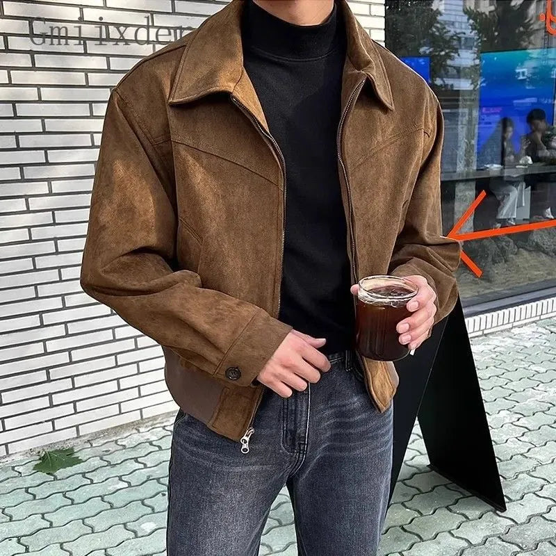 Men’s Vintage Casual Zip Jacket - Stylish Everyday Layer