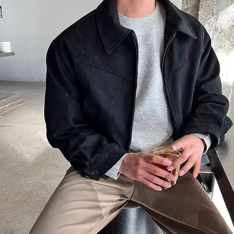 Men’s Vintage Casual Zip Jacket - Stylish Everyday Layer