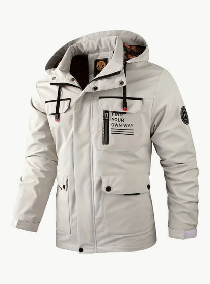 Men's Waterproof Hooded Jacket | Insulated & Wind Proof