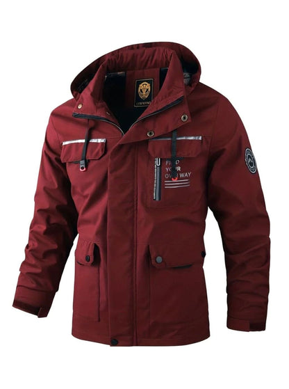 Men's Waterproof Hooded Jacket | Insulated & Wind Proof
