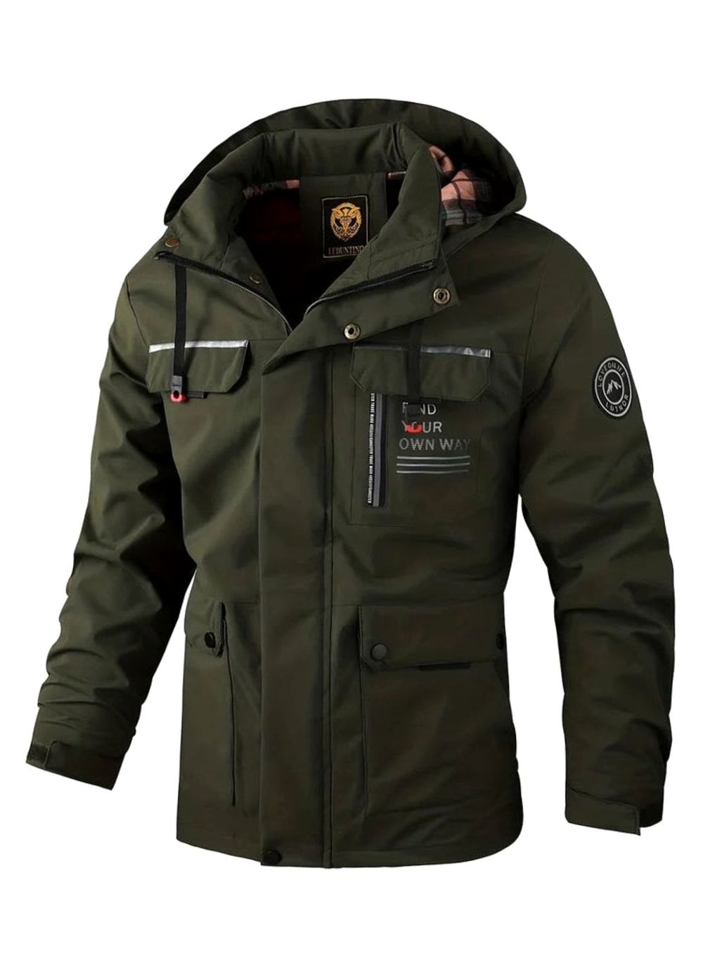 Men's Waterproof Hooded Jacket | Insulated & Wind Proof