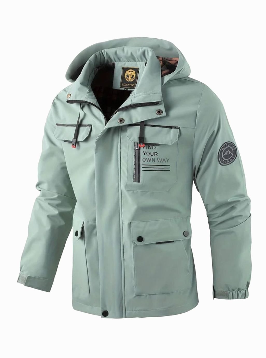 Men's Waterproof Hooded Jacket | Insulated & Wind Proof