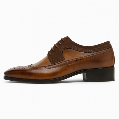 Men’s Wingtip Brogue Oxford Shoes for Formal Events