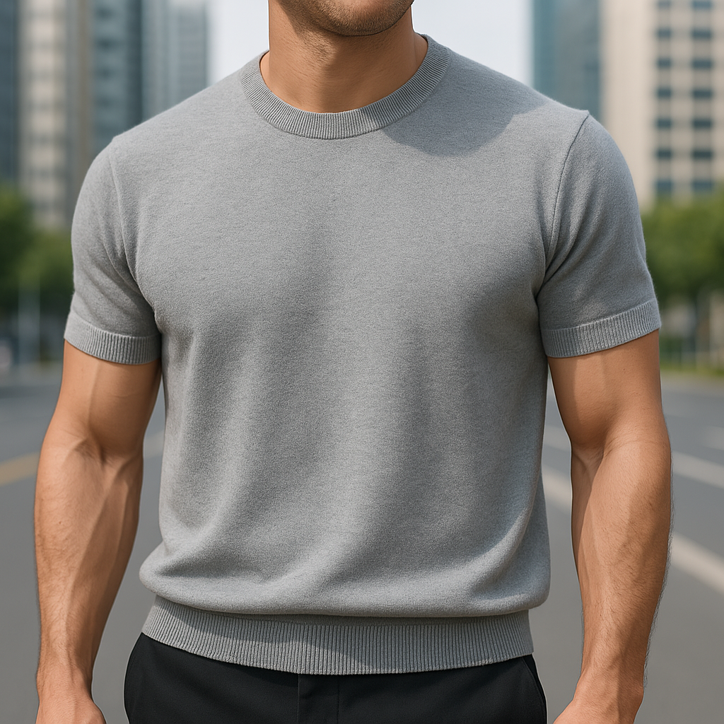 Merino Cashmere T-shirt for Men 2