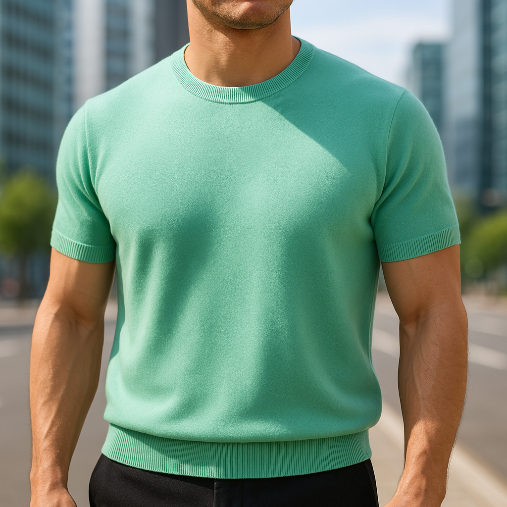 Merino Cashmere T-shirt for Men 3