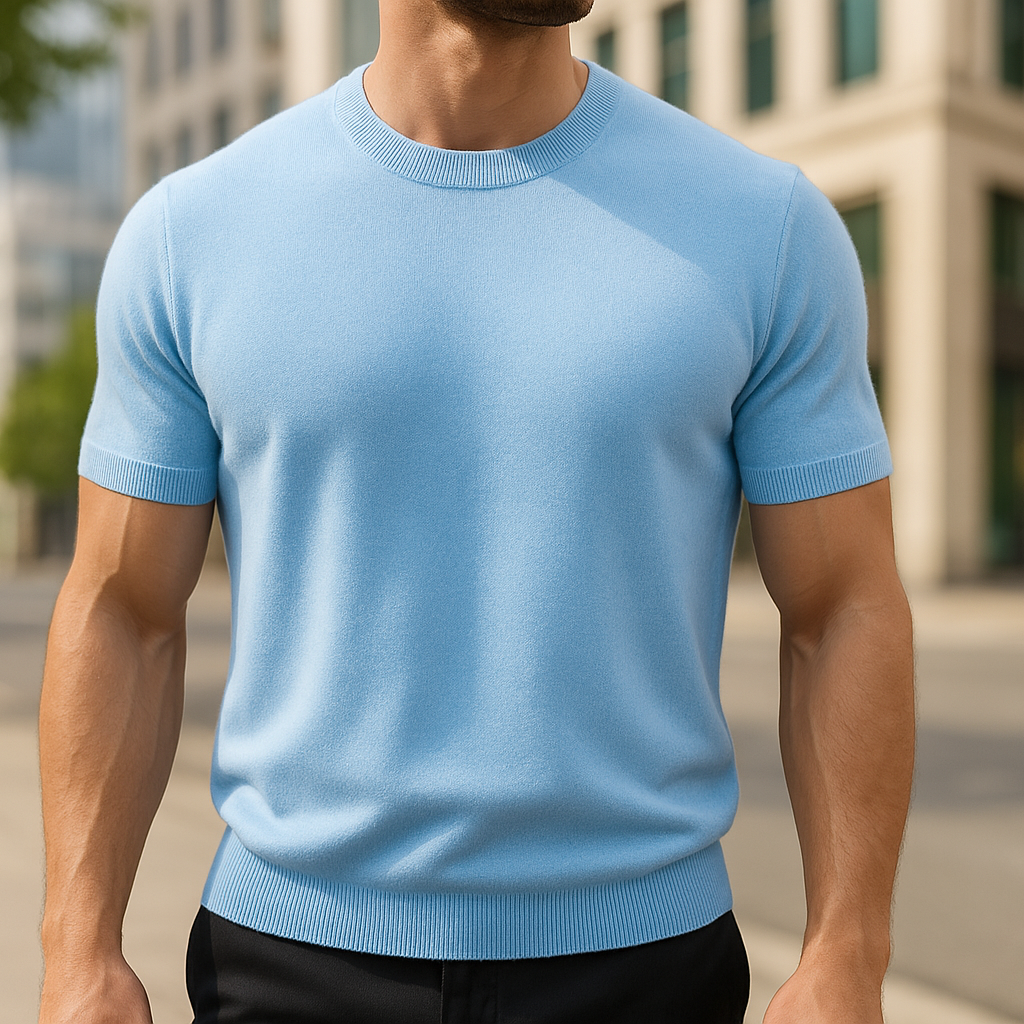 Merino Cashmere T-shirt for Men 6