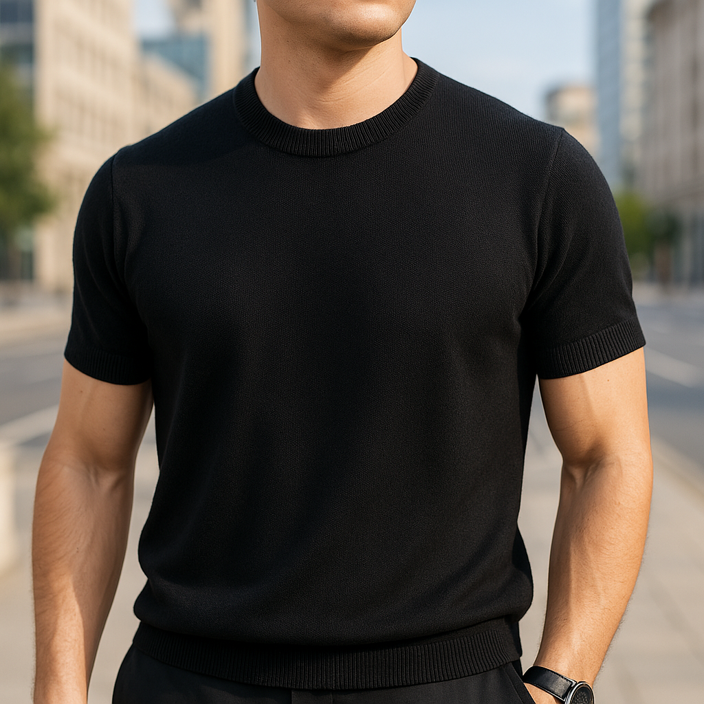 Merino Cashmere T-shirt for Men 7