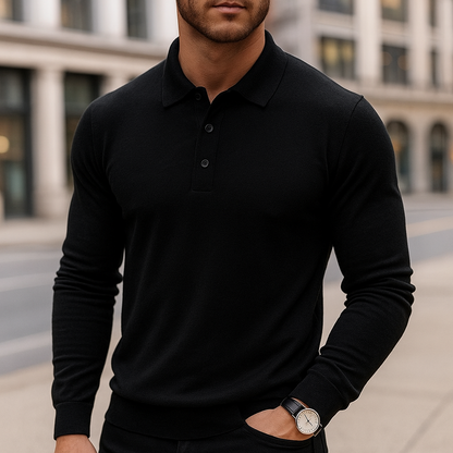 Merino Wool Polo Shirt for Men 4