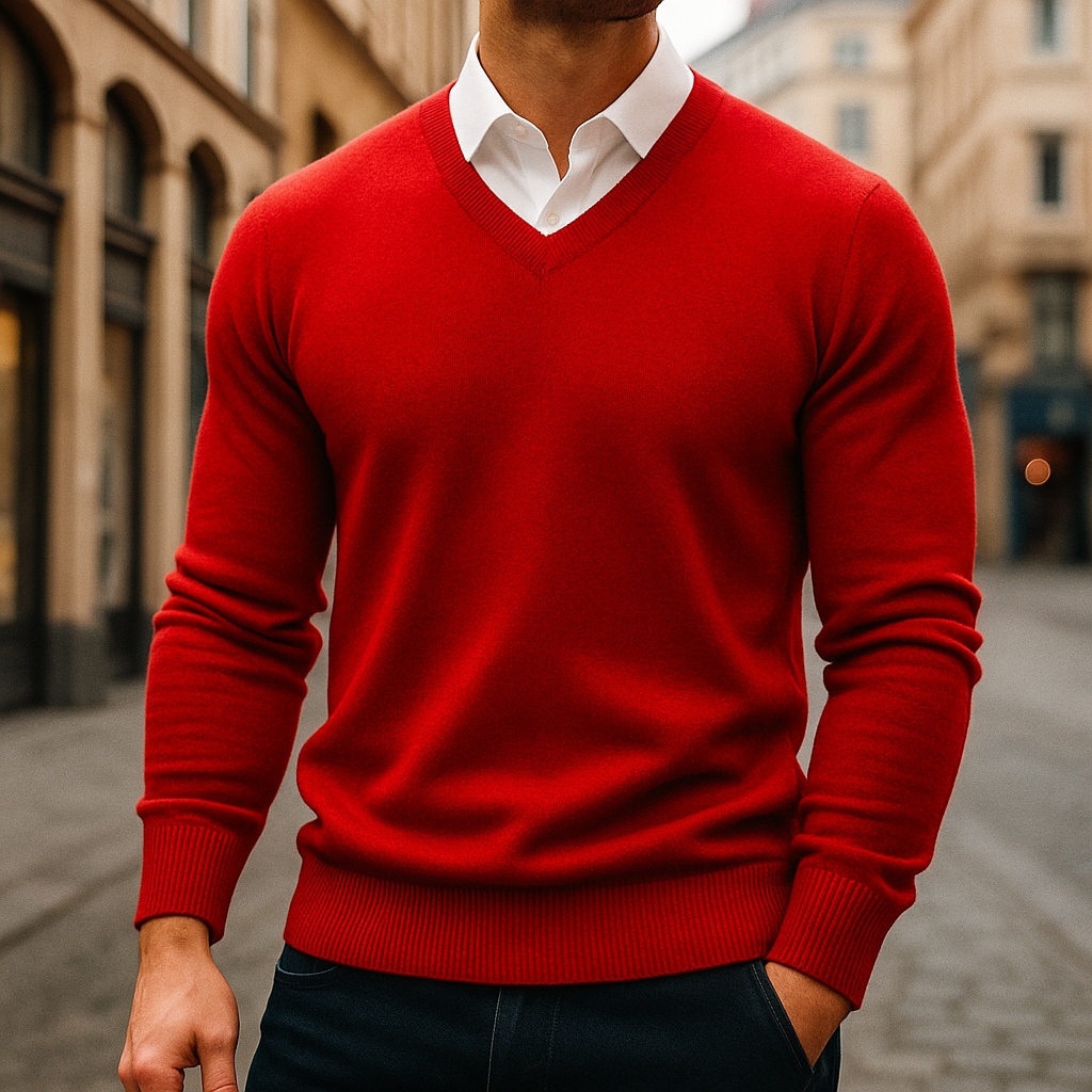 Merino Wool Sweater for Men-Luxurious Warmth & Comfort 0