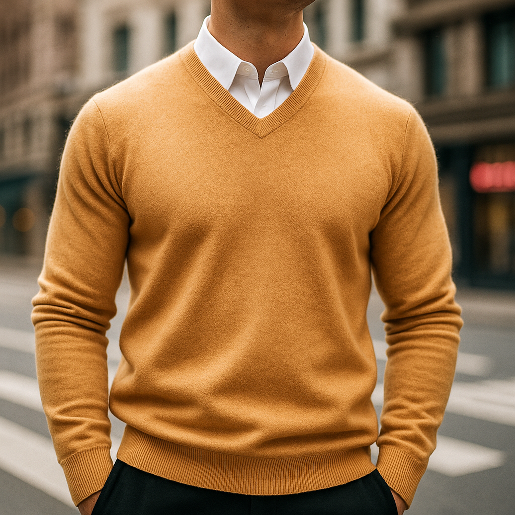 Merino Wool Sweater for Men-Luxurious Warmth & Comfort 1