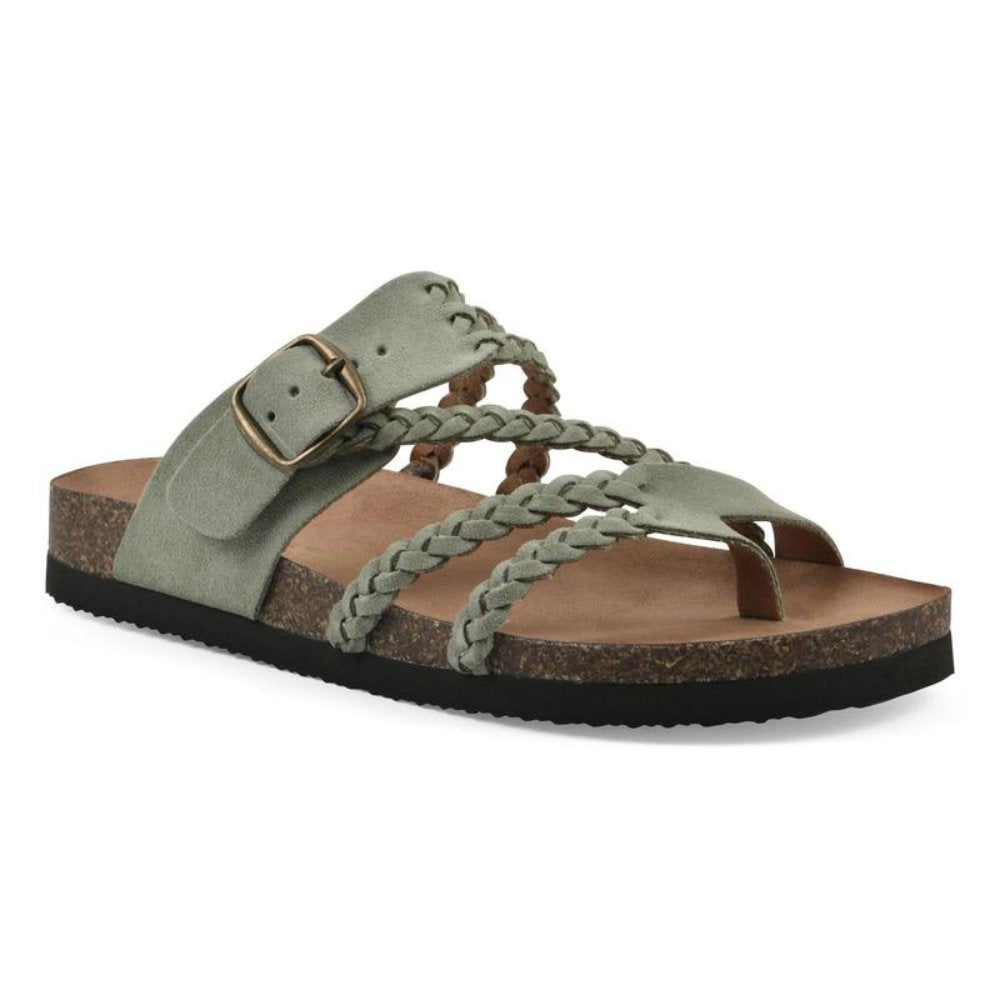 Mia | Women's Braided Buckle Toe-Loop Sandals 0