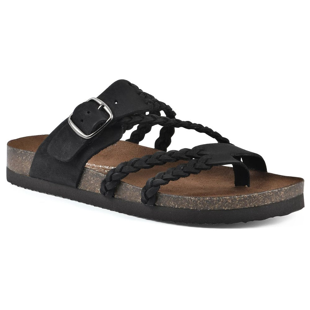Mia | Women's Braided Buckle Toe-Loop Sandals 6