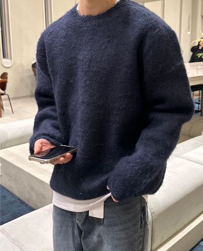 Milano Knit Wool Textured Sweater 0