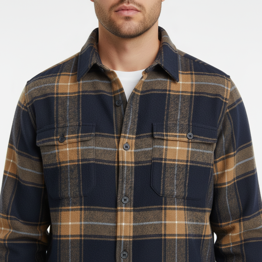 Men's Flannel Shirt | Warm & Wrinkle Resistant 12