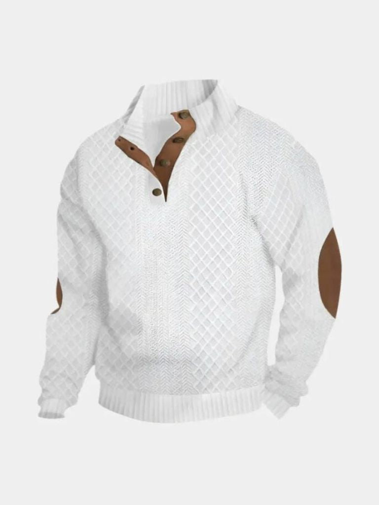Men's High Collar Jumper | Classic Old Money Style 6