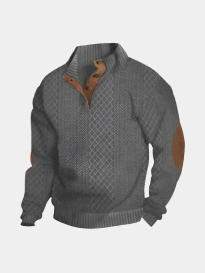 Men's High Collar Jumper | Classic Old Money Style 4