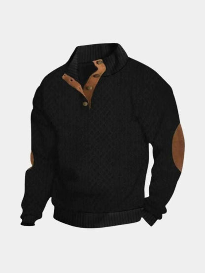 Men's High Collar Jumper | Classic Old Money Style 5