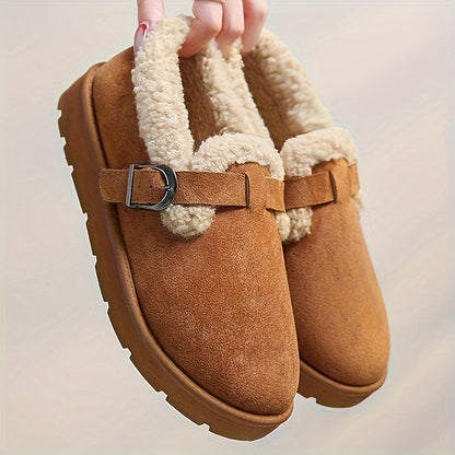 Women's Ankle Boots Warm Lining Non Slip Sole Strap 7