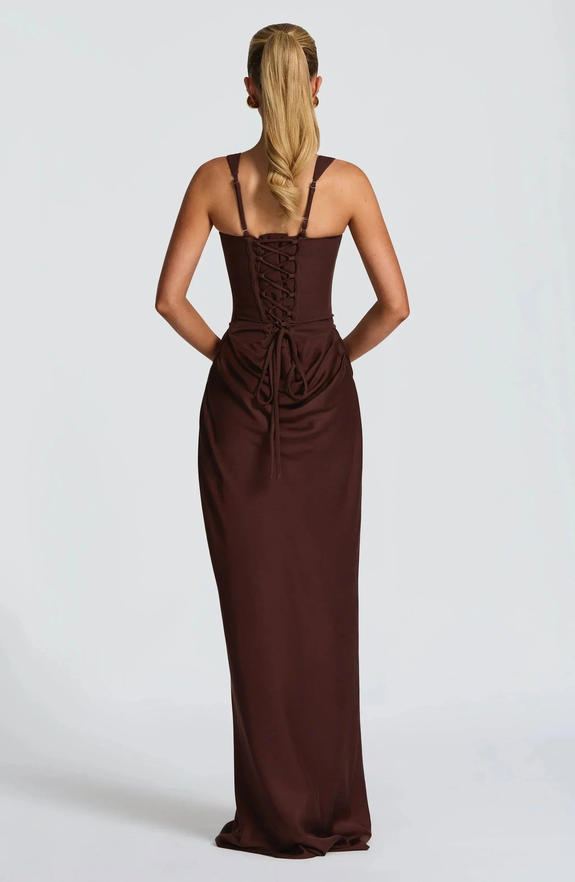 Nanna - Backless Maxi Dress for Women 6