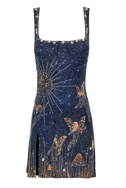 Nova | Mini Dress Square Neckline Evening - Lumina 5