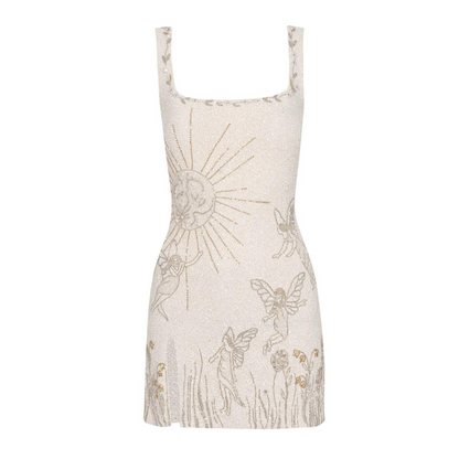 Nova | Mini Dress Square Neckline Evening - Lumina 8