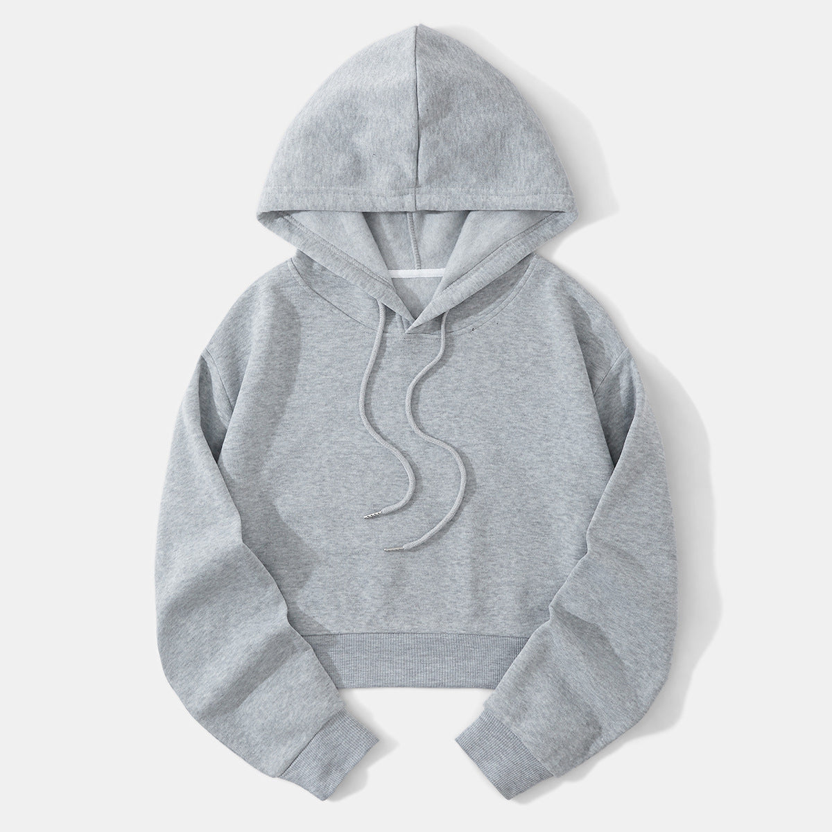 Women's Cropped Hoodie | Adjustable Hood & Relaxed Fit 9