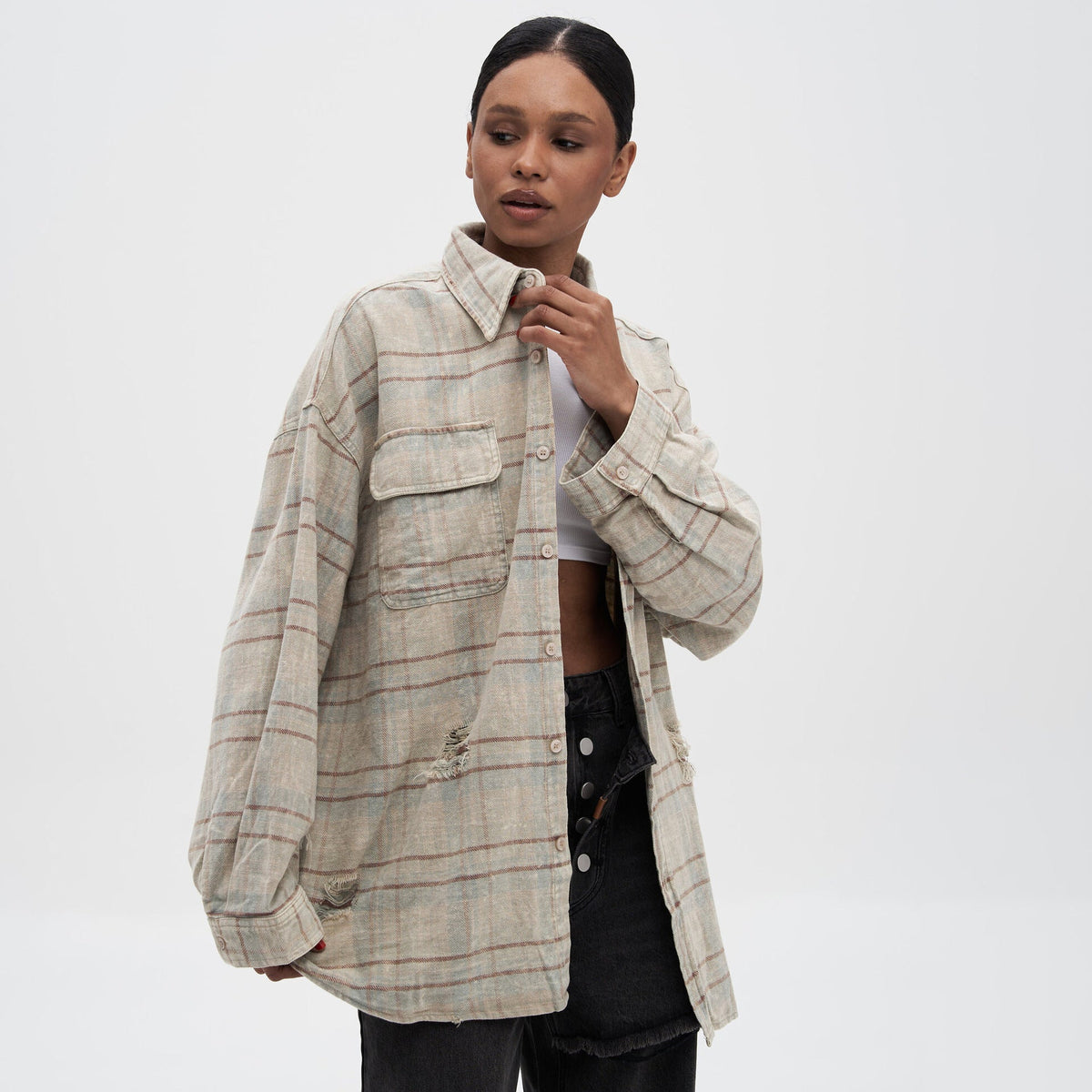 Women's Casual Jacket | Relaxed Fit & Chest Pockets 3