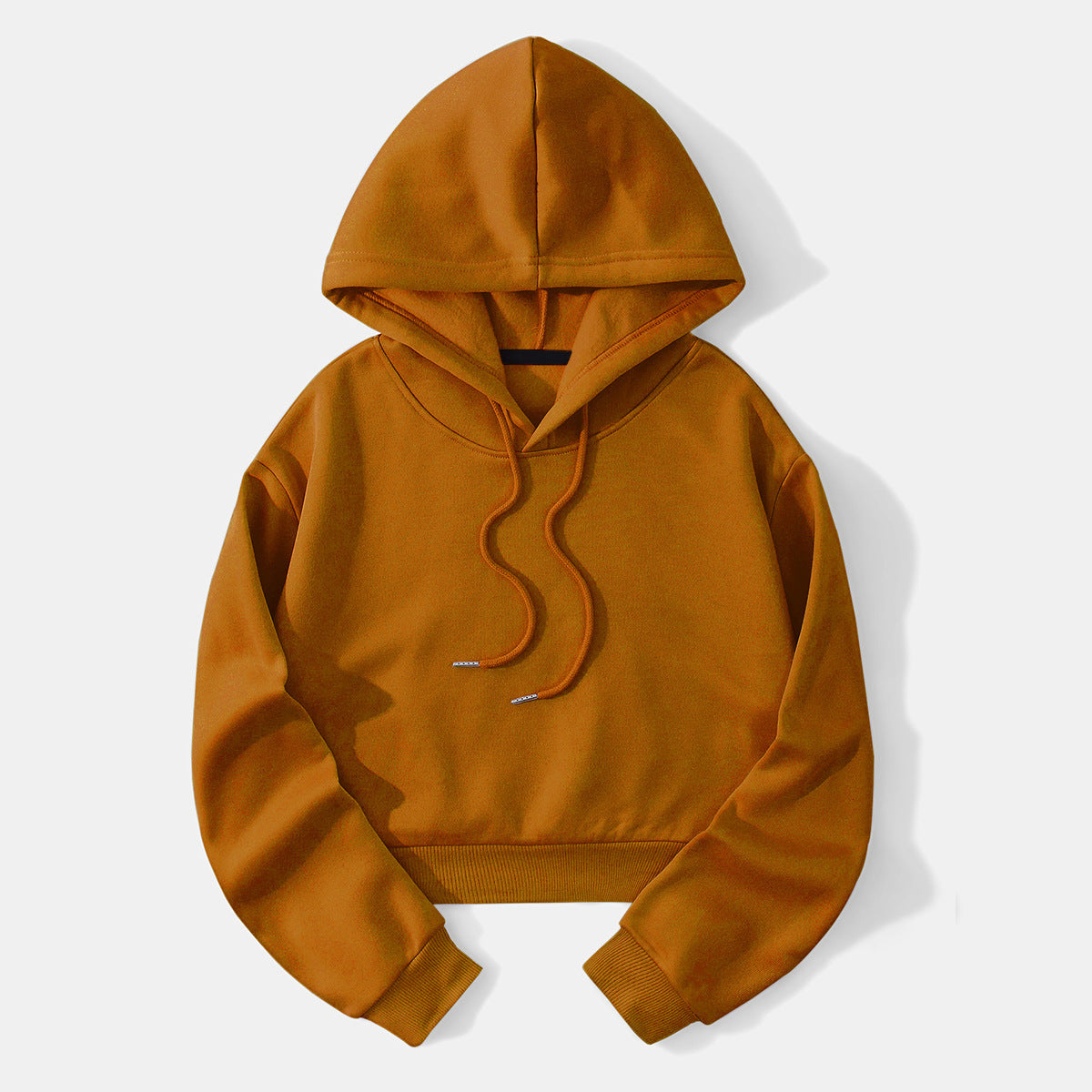 Women's Cropped Hoodie | Adjustable Hood & Relaxed Fit 13