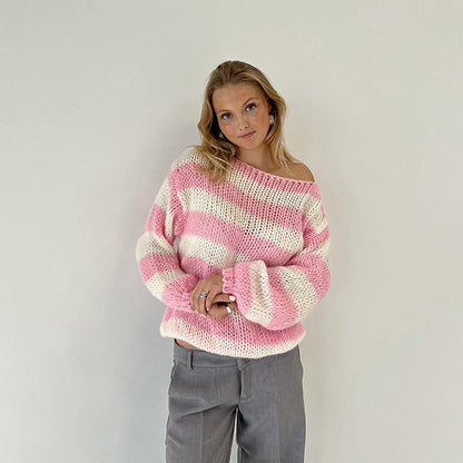 Women's Cropped Knit Jumper | Relaxed Fit & Oversized Sleeves 3