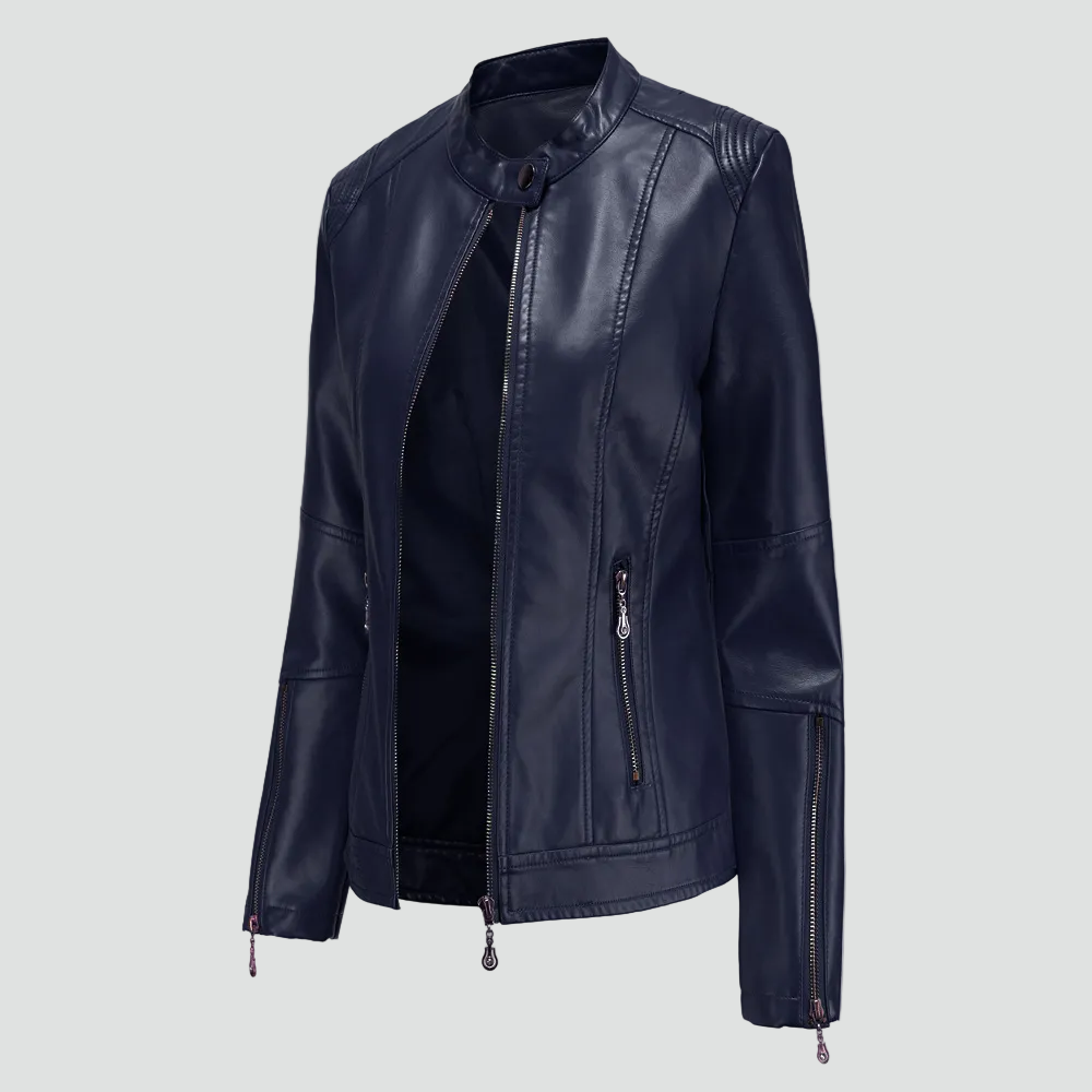 Women's Biker Jacket | Fitted Silhouette & Urban Style 6