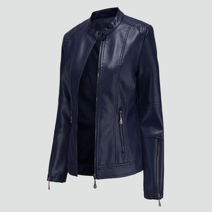 Women's Biker Jacket | Fitted Silhouette & Urban Style 6