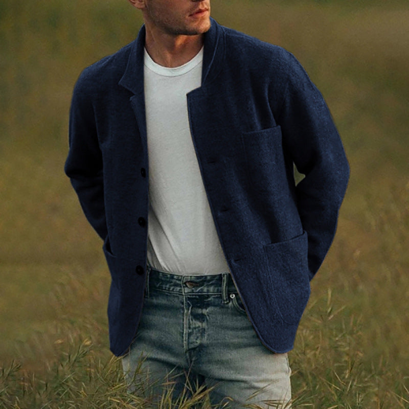 Men's Casual Cardigan | Relaxed Fit & Practical Pockets 1