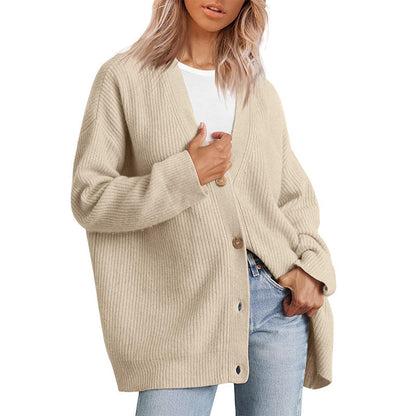 Anna - Cozy Striped Knit Cardigan for Everyday Wear