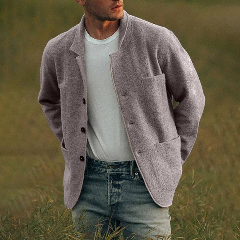 Men's Casual Cardigan | Relaxed Fit & Practical Pockets 8